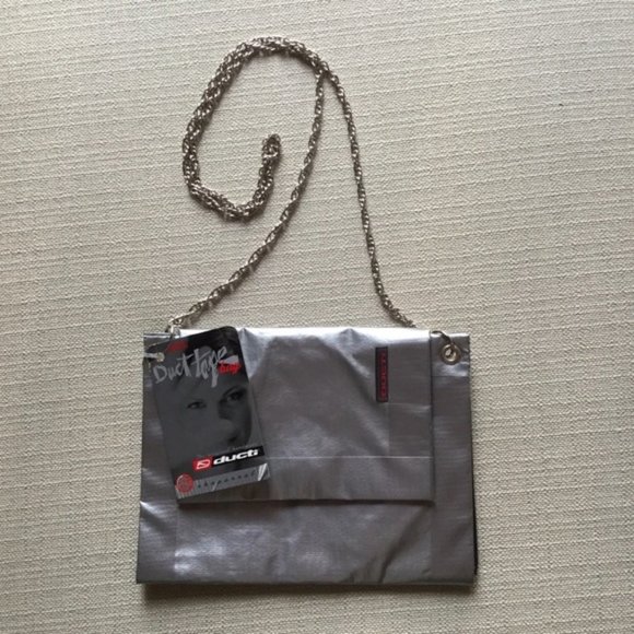 (1233) NWT Duct Duck Tape Crossbody Bag - FUN - Picture 1 of 5